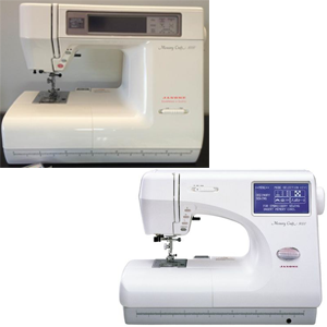 JANOME MEMORY CRAFT 8000 &amp; 9000 - Allans Symaskiner c/o Ribes Broderi ...