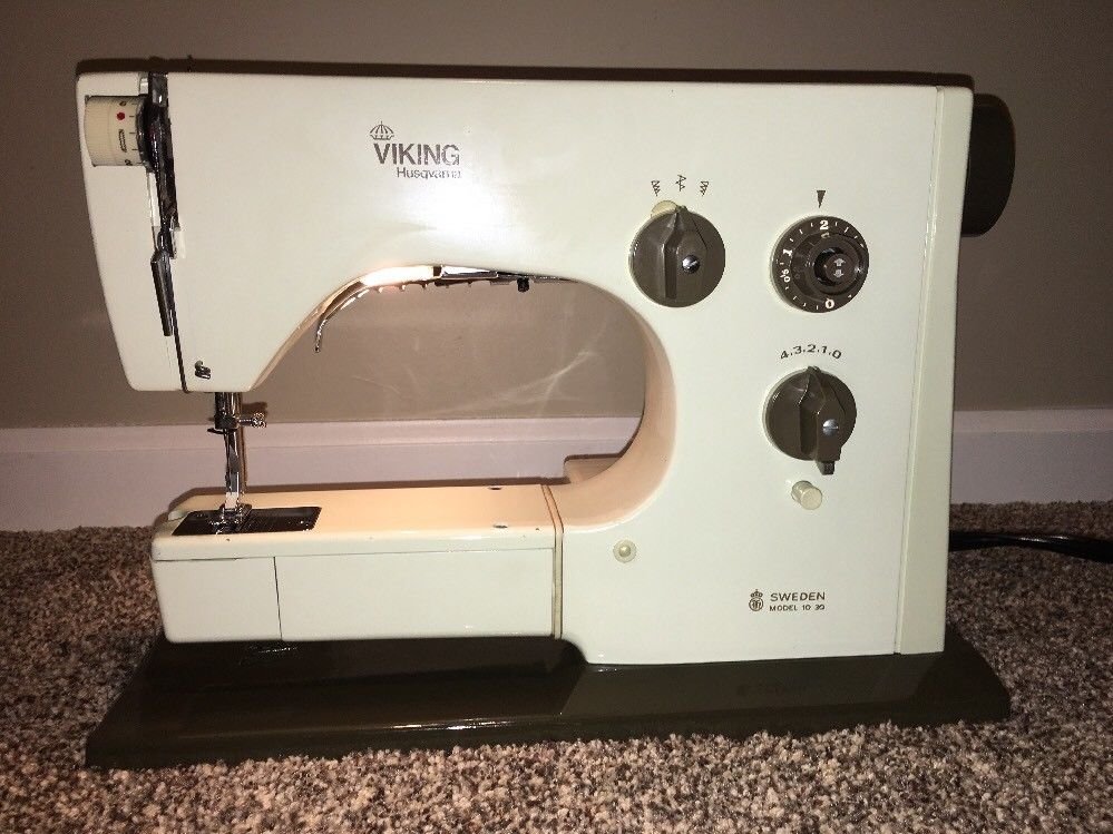 Grøn Husqvarna Kl.. 19 / 19E / 21 / Hvid Husqvarna 1010 / 1020 / 1030 / 1040